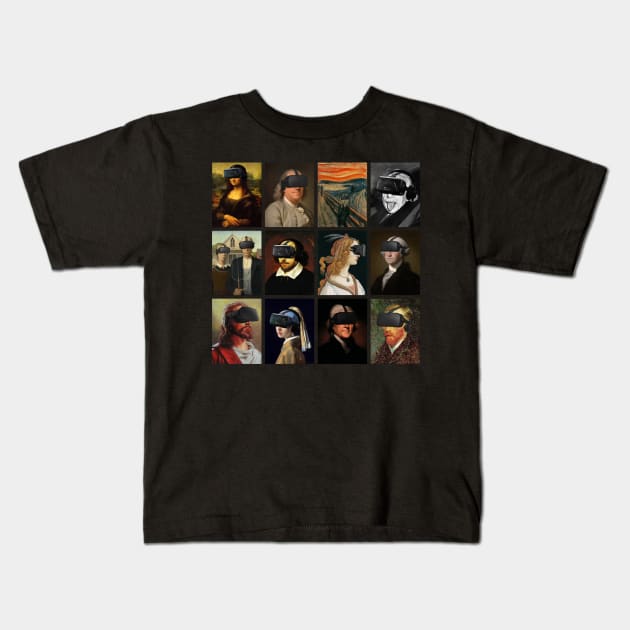 Oculus Rift Collage Kids T-Shirt by phneep